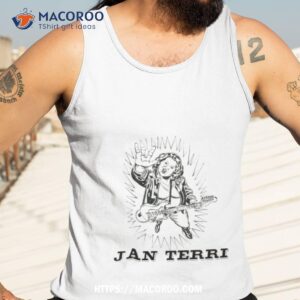 playing guitar jan terri shirt tank top 3