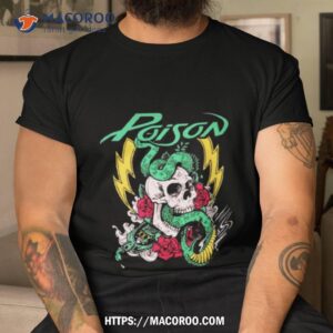 poison snake amp skull vintage t shirt tshirt
