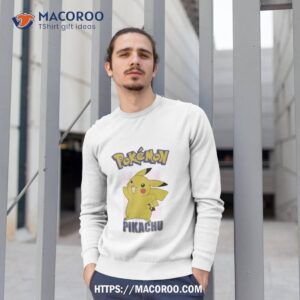 pokemon mad engine pikachu pose shirt sweatshirt 1