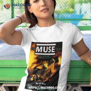 poster muse manchester uk 09 29 2023 ao arena show art poster design shirt tshirt 1