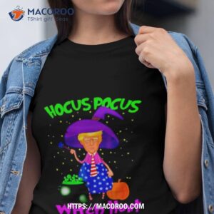 president trump witch hunt hocus pocus halloween trick treashirt tshirt