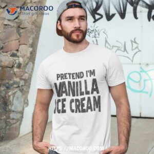 pretend i m vanilla ice cream shirt easy halloween costume tshirt 3