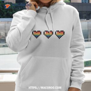 Pride Flag Hearts Gay Shirt