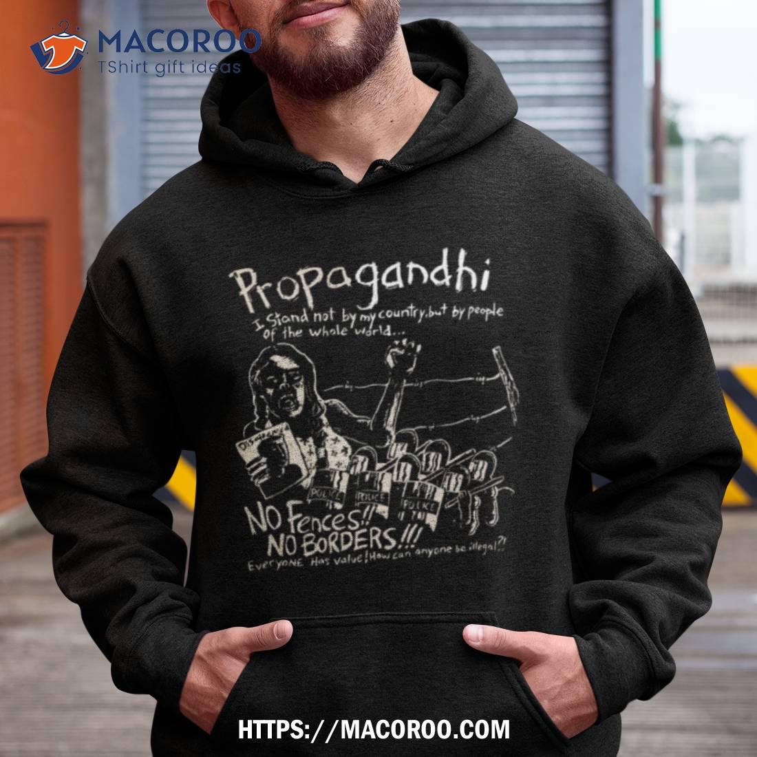 Propagandhi No Borders No Fences Art Design Shirt Propagandhi No Borders No Fences Art Design Shirt
