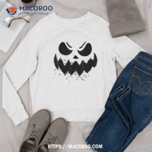 pumpkin jack o lantern face jackolantern funny halloween shirt sweatshirt