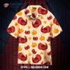 Pumpkin Turkey Bird And Holiday Thanksgiving Pattern Aloha Hawaiian Shirt