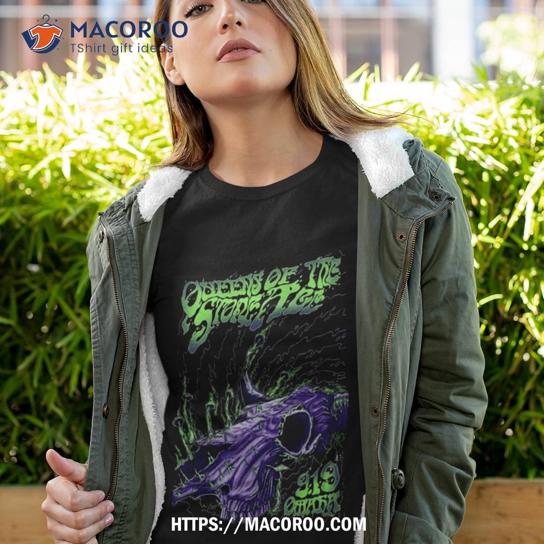 Queens Of The Stone Age Omaha Ne September 19 2023 T Shirt Queens Of The Stone Age Omaha Ne September 19 2023 T Shirt