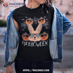 Rabboween – Pumpkin Hare With Glasses Halloween Rabbit Shirt