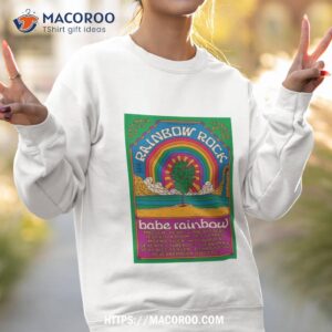 rainbow rock band babe rainbow fernwood big sur friday 22 september 2023 art poster design t shirt sweatshirt 2