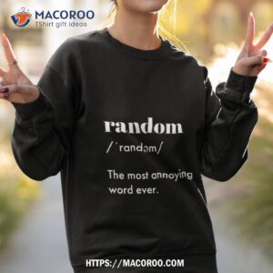 random word definition shirt sweatshirt 2