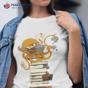 Reading Octopus Tea Coffee And Books Shirt