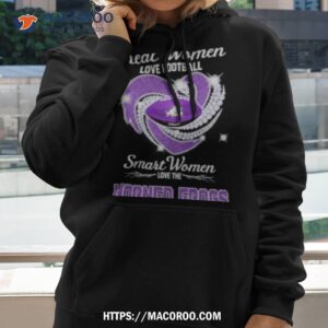 Real Women Love Football Smart Women Love Tcu Horned Frogs Diamond Heart 2023 Shirt