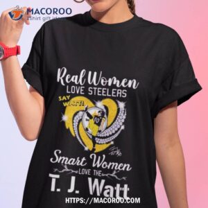 Real Women love Football Smart Women love the Steelers signature shirt -  Limotees