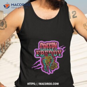 red creepy freddy clown design shirt tank top 3