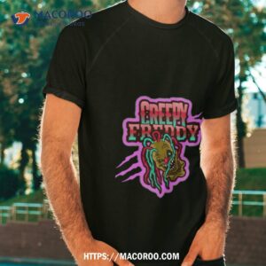 Red Creepy Freddy Clown Design Shirt