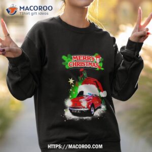 red fiat 500 for christmas shirt sweatshirt 2