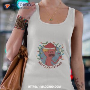 red meeseeks merry christmas shirt tank top 4