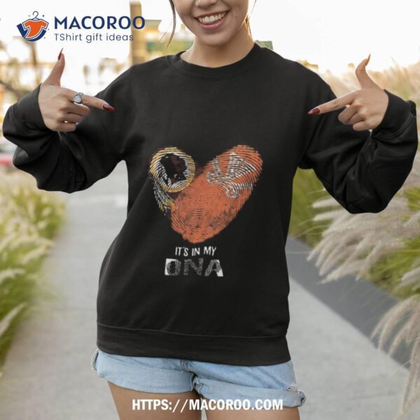 Redskins And Virginia Cavaliers Heartt It’s In My Dna 2023 Shirt