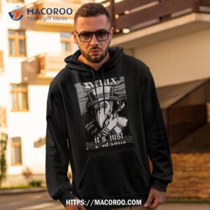relax it s just the plague doctor smoking pipe shirt hoodie 2