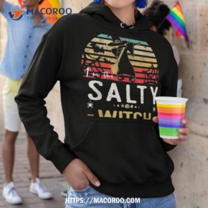 retro vintage salty witch halloween matching dabbing shirt hoodie