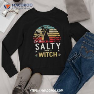 retro vintage salty witch halloween matching dabbing shirt sweatshirt