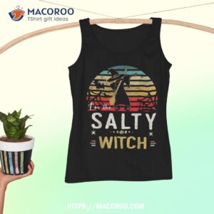 retro vintage salty witch halloween matching dabbing shirt tank top