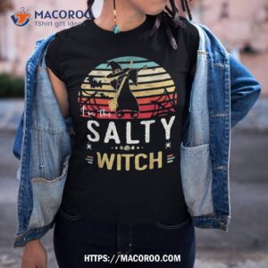 retro vintage salty witch halloween matching dabbing shirt tshirt