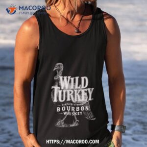 retro wild turkey bw shirt tank top
