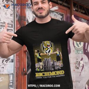Richmond Thank You For The Memories Skyline Signatures Shirt