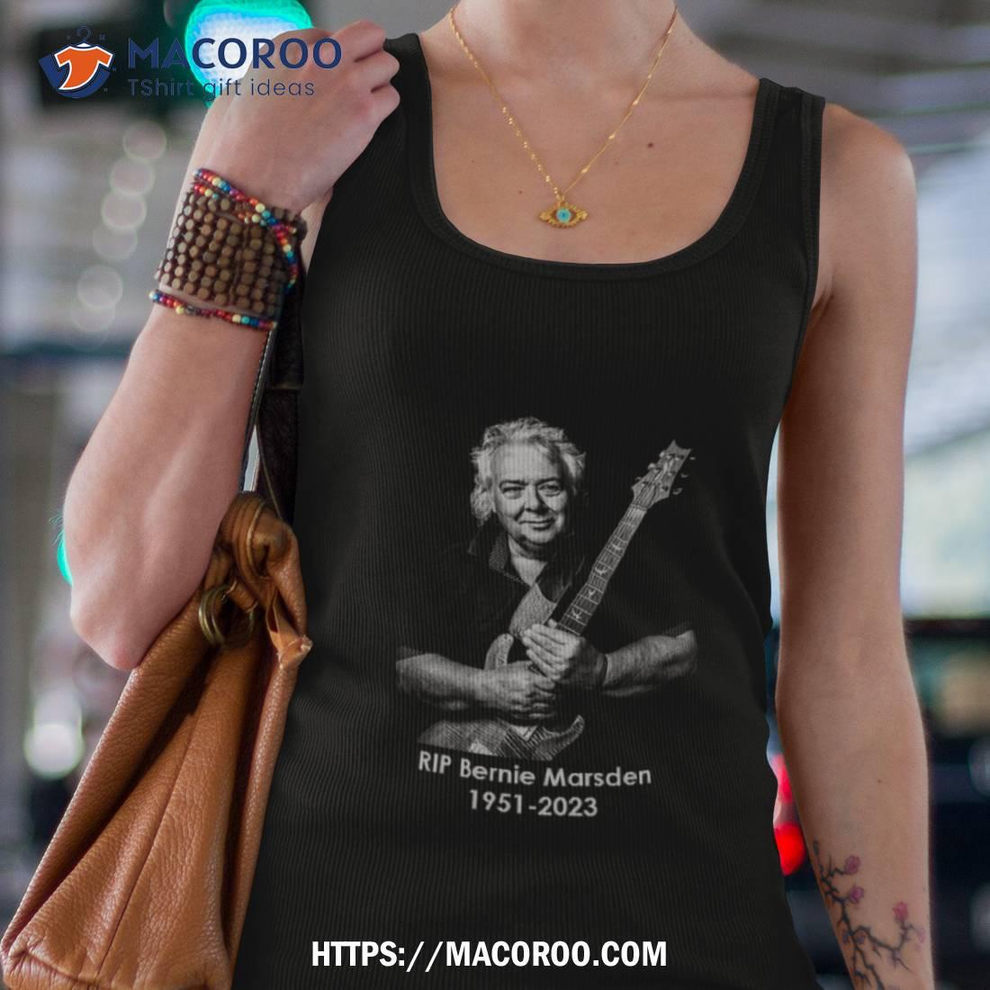 Rip Bernie Marsden 1951 2023 Thank You For The Memories Unisex Shirt Rip Bernie Marsden 1951 2023 Thank You For The Memories Unisex Shirt