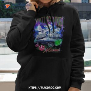 rl miami 23 donk bling lineup black shirt hoodie