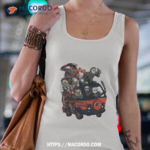 roadrunners horror movies characters bus halloween 2023 shirt tank top 4