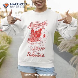 robertas pizza x narragansett pockeshirt sweatshirt