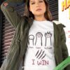 Rock Paper Scissors I Win Cashirt