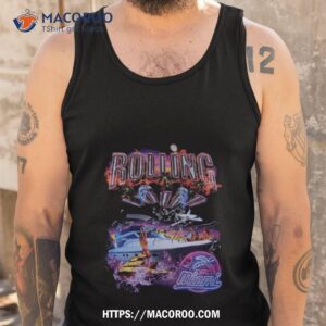 rolling miami 23 yacht party bling black shirt tank top
