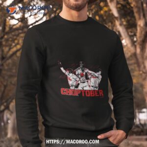 ronald acua jr matt olson amp austin riley choptober signatures shirt sweatshirt