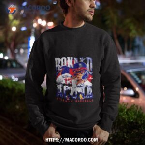 ronald acuna jr atlanta vintage baseball shirt sweatshirt