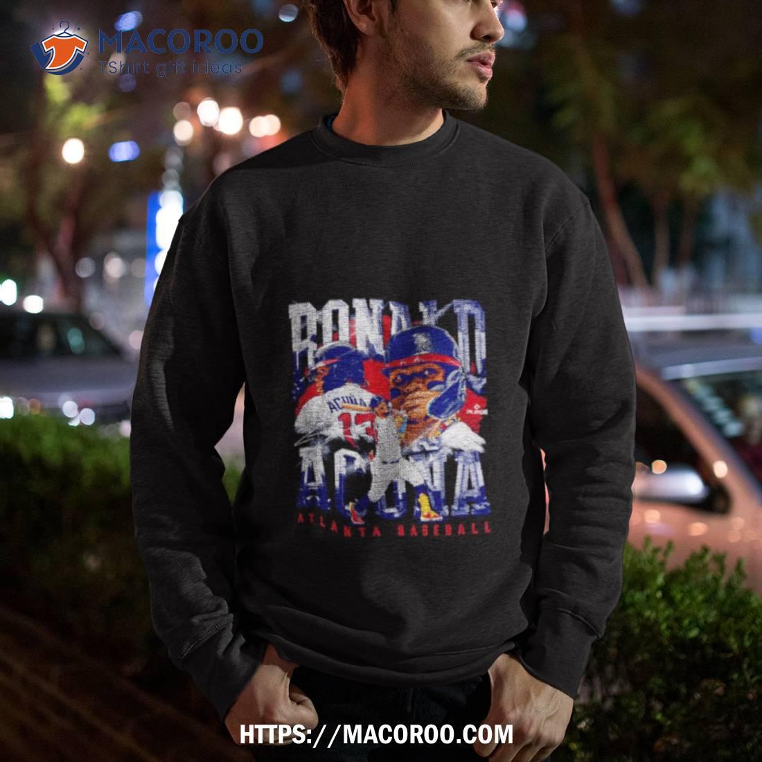 Ronald Acuna Jr. Men's Baseball T-shirt Atlanta Baseball 