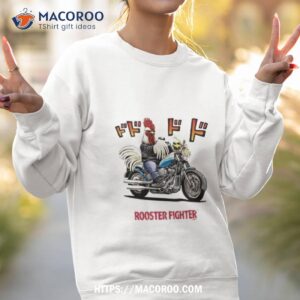 rooster motorcycle rooster fight solo t shirt sweatshirt 2