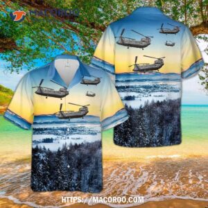 Royal Air Force Boeing Vertol Chinook Hc1 (352) Hawaiian Shirt