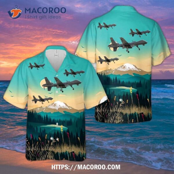 Royal Air Force General Atomics Mq-9a Reaper Zz203 Of No. 39 Squadron Hawaiian Shirt