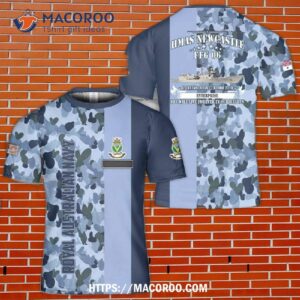 Royal Australian Navy Ran Hmas Newcastle (ffg 06) 3D T-Shirt