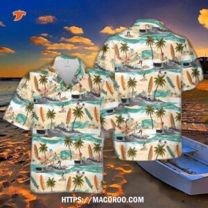 Royal Canadian Navy Hmcs Prince Robert Hawaiian Shirt