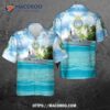 Royal Navy Hms Gloucester (d96) Type 42 Destroyer Hawaiian Shirt