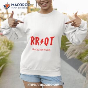rrqt back to back shirt sweatshirt