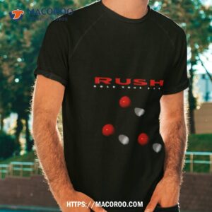 rush hold your fire black shirt tshirt