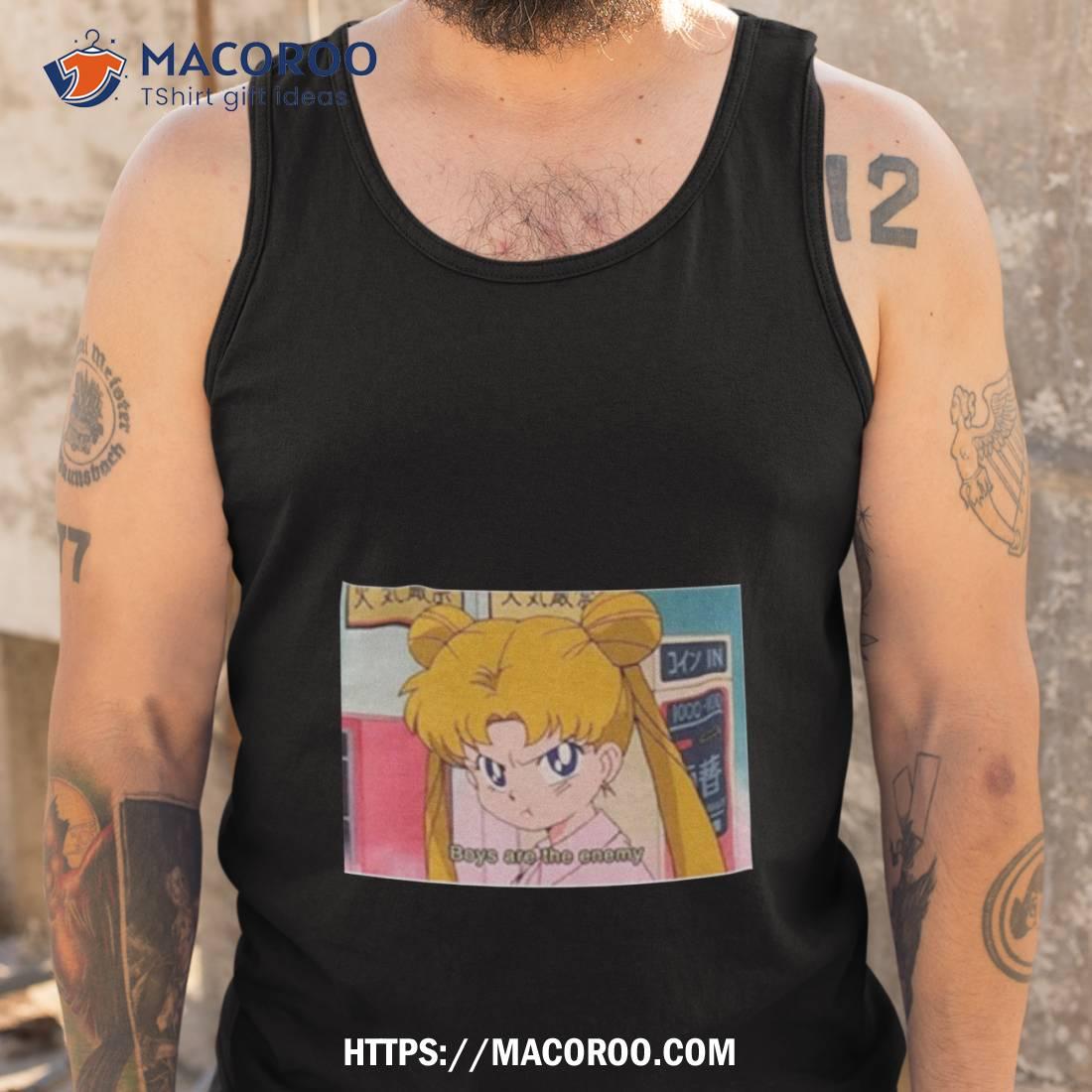 Sailor Moon Boys Are The Enemy Shirt Sailor Moon Boys Are The Enemy Shirt