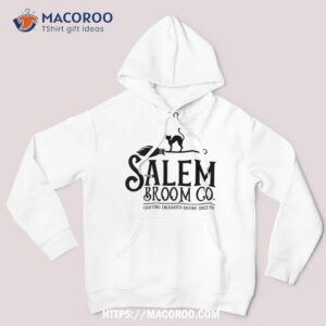 salem broom company witch costume halloween black cat shirt hoodie