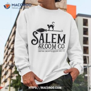 salem broom company witch costume halloween black cat shirt sweatshirt