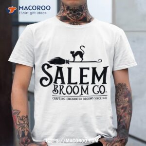 salem broom company witch costume halloween black cat shirt tshirt